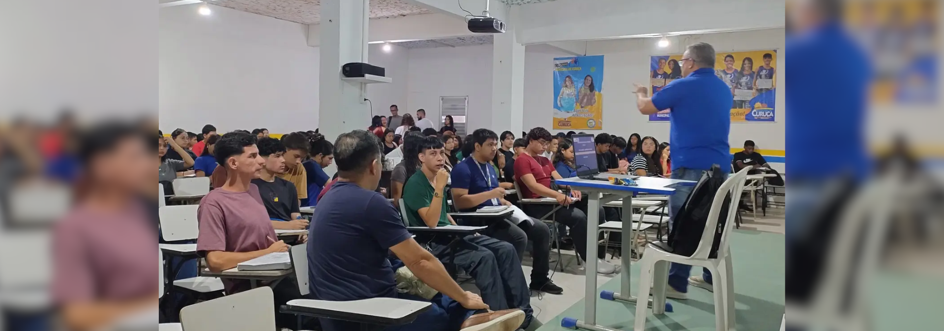 notícia: Enem Pará leva aulões ao interior do Estado e reúne mais de 1.100 estudantes